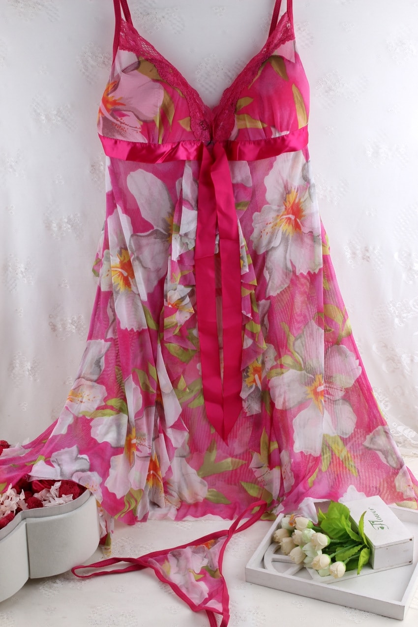 Silk Lingerie Import LG154 Pink