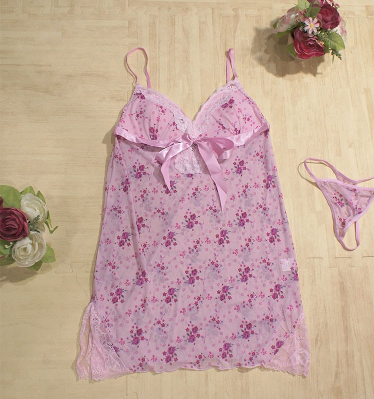 Silk Lingerie Import LG157 Pink