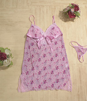 Silk Lingerie Import LG157 Pink