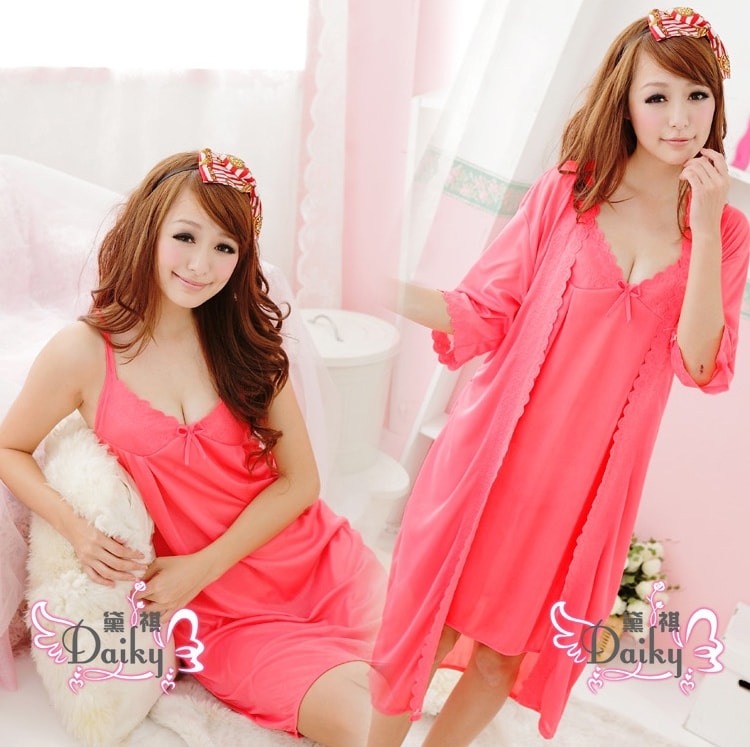 Lingerie Korea Set Import LG168 Pink