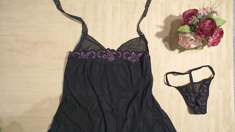 Silk Lingerie Import LG210 Black