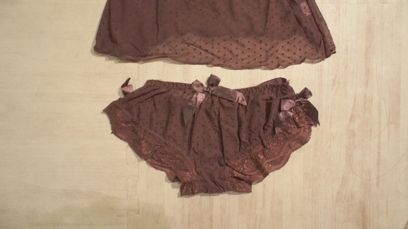 Silk Lingerie Import LG211 Brown