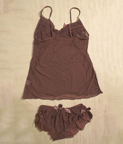 Silk Lingerie Import LG211 Brown