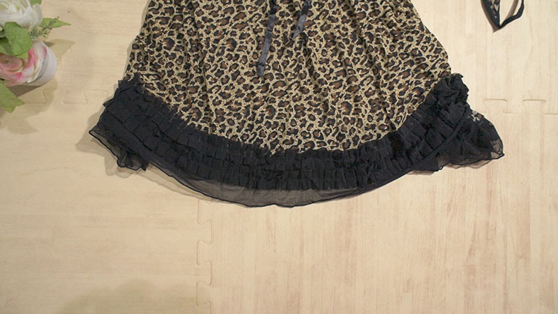 Silk Lingerie Import LG214 Leopard