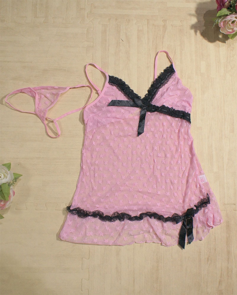 Silk Lingerie Import LG215 Pink