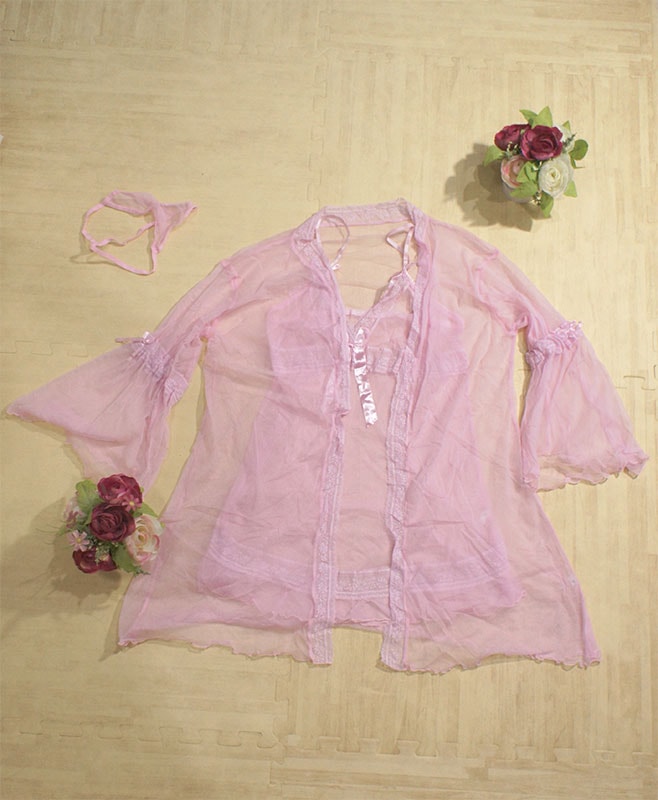 Silk Lingerie Import LG224 Pink