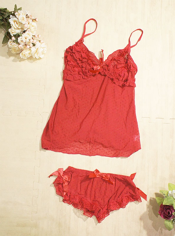 Silk Lingerie Import LG226 Red