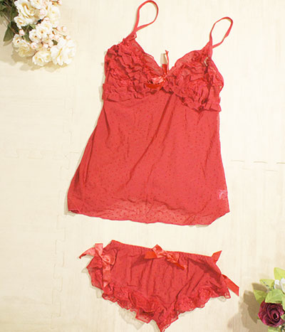 Silk Lingerie Import LG226 Red