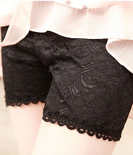 Lace Pants LG82 Black