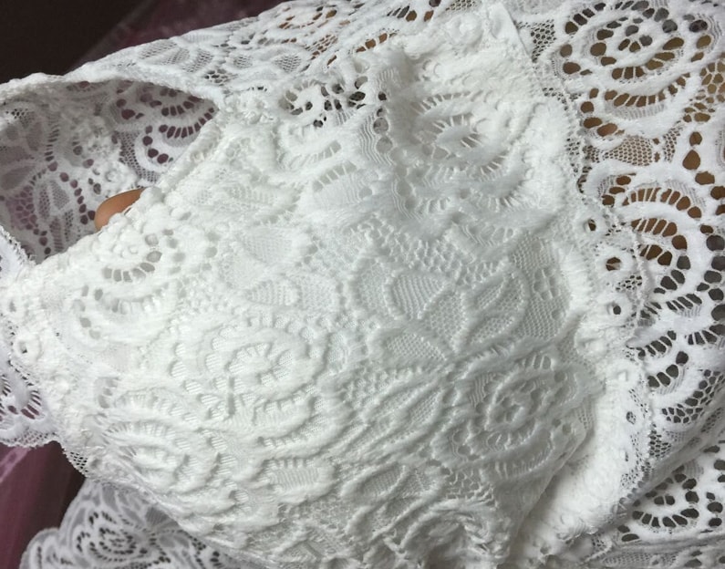 Lace Bra Vest LG85 White