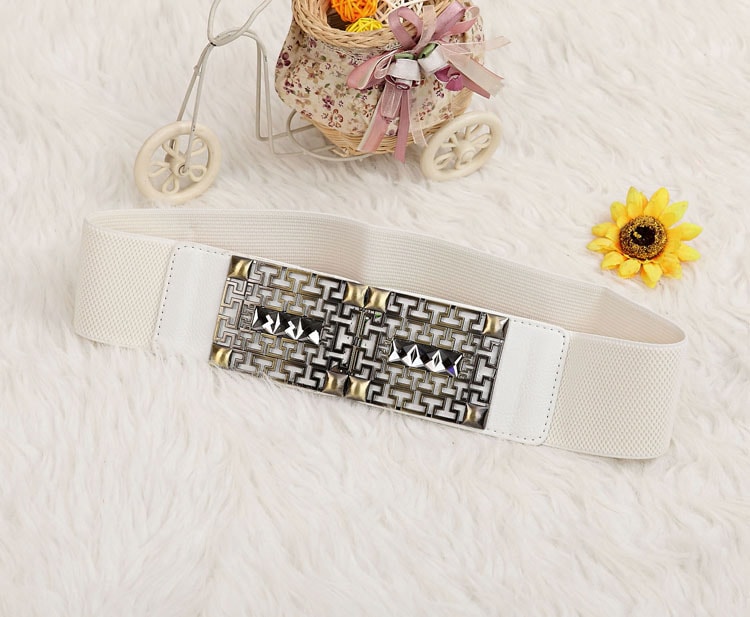 Fashion Belt LT55 White