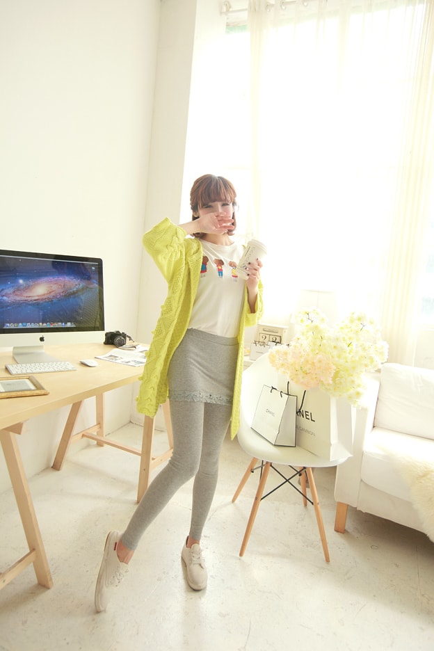 Legging Skirt PS408 Grey