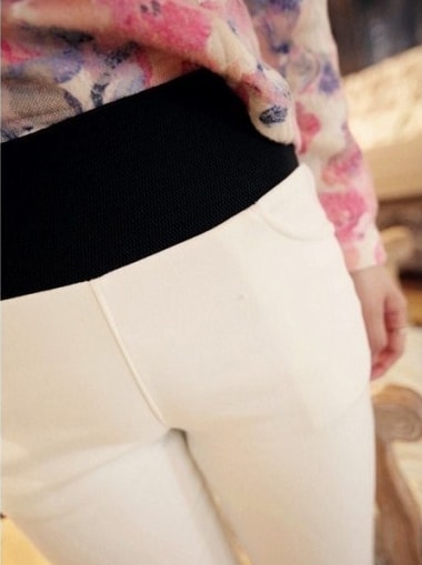 Velvet Pants PS441 White