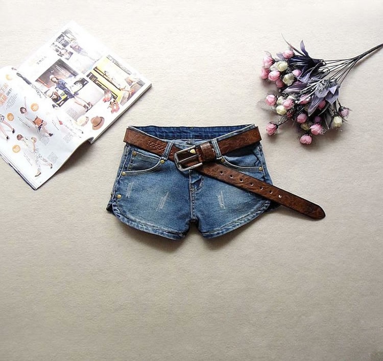 Jeans Short Pants PS443 Denim Blue