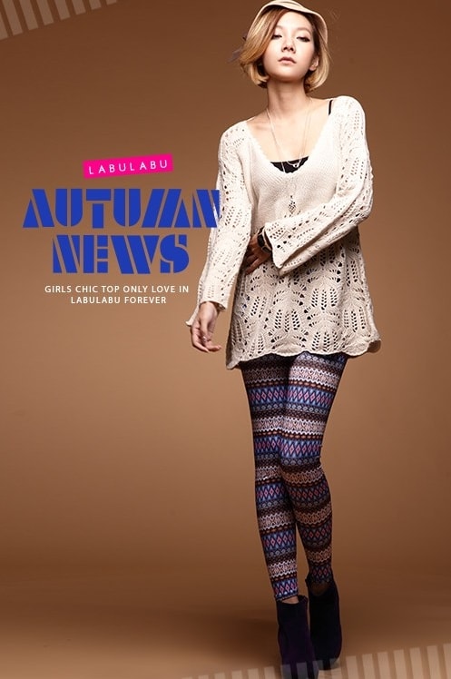 Legging Korea PS445 Purple