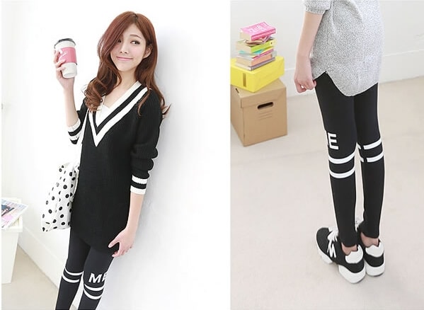 Legging Korea PS446 Black