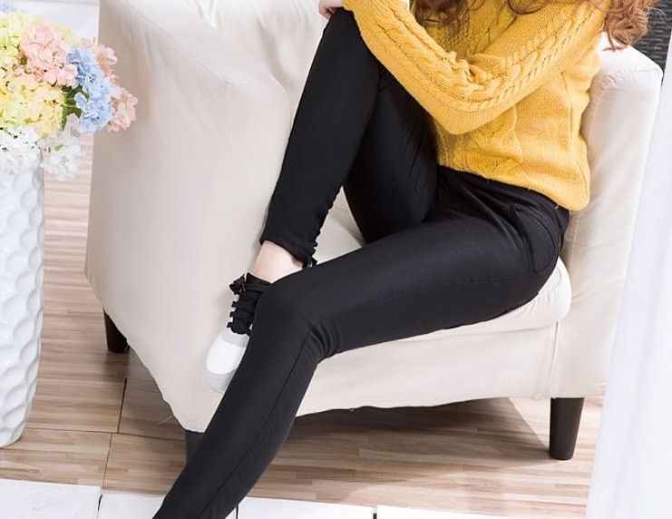 Velvet Pants PS454 Black