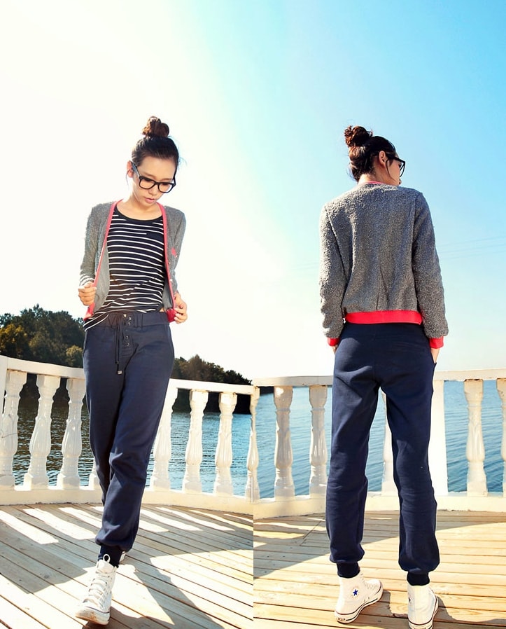 Casual Pants PS455 Dark Blue