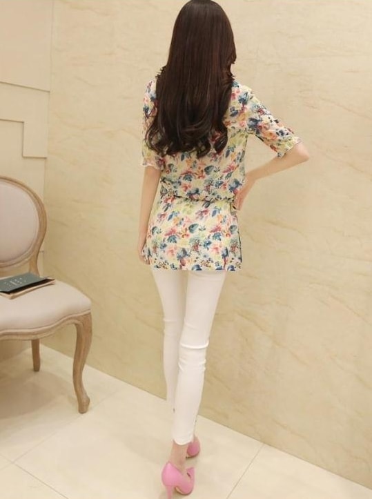 Pants Korea PS459 White