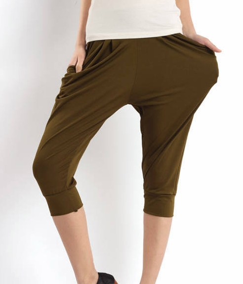 Harem Pants Import PS467 Army Green