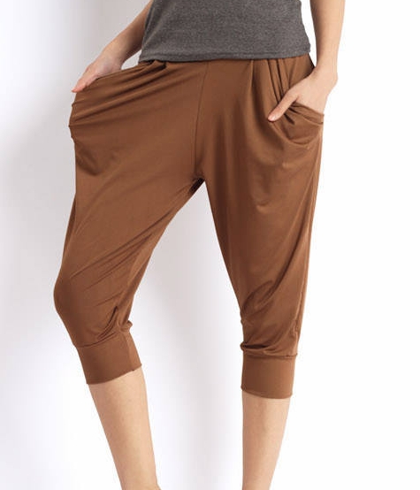 Korea Harem Pants PS471 Light Brown