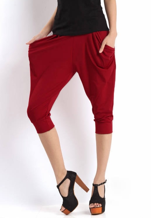 Harem Pants Korea PS472 Maroon