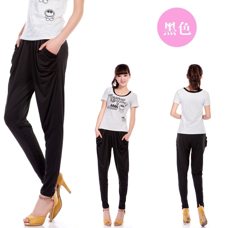 Harem Pants Import PS475 Black