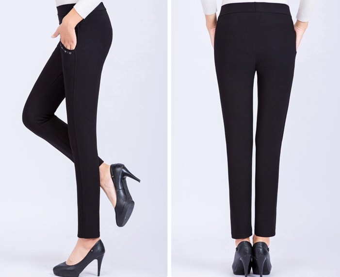 Casual Office Pants Import PS511 Black