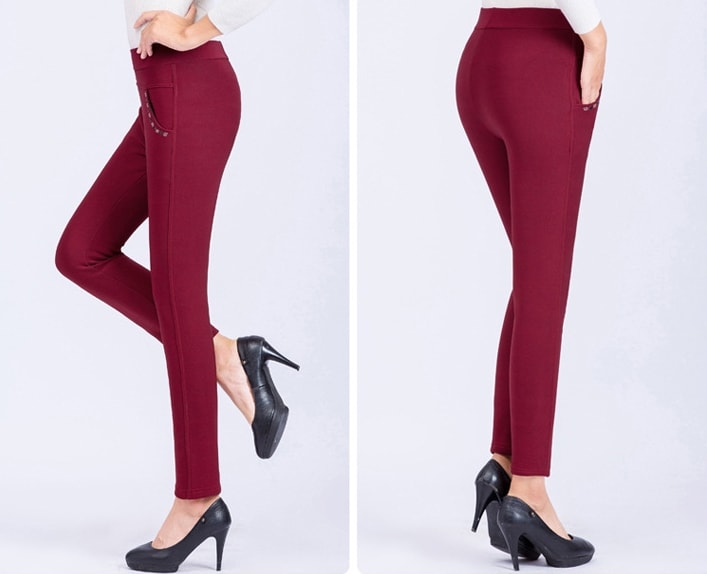 Casual Office Pants Import PS514 Red