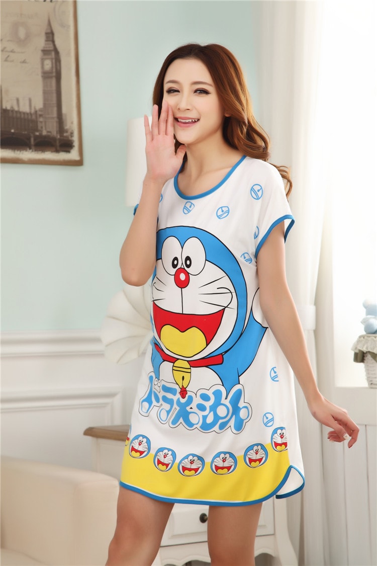 Piyama Doraemon Import PY18 White