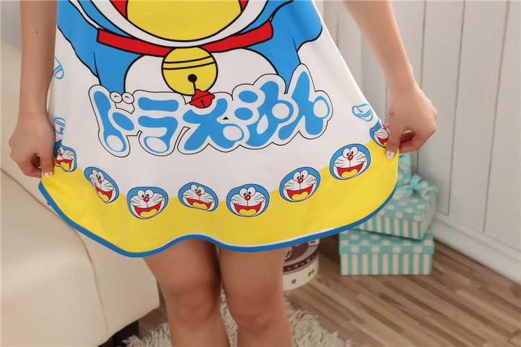 Piyama Doraemon Import PY18 White