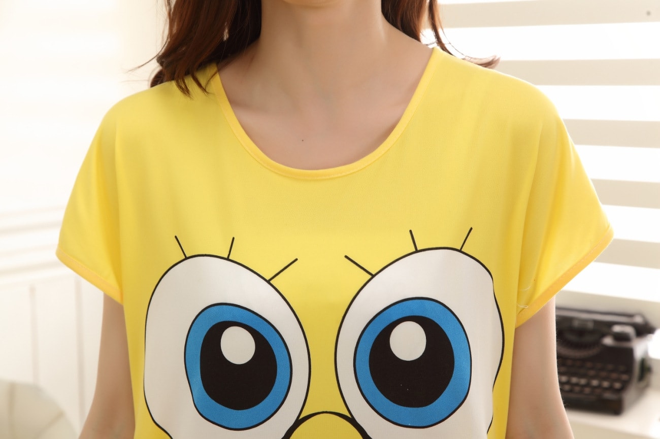 Piyama Spongebob Import PY19 Yellow