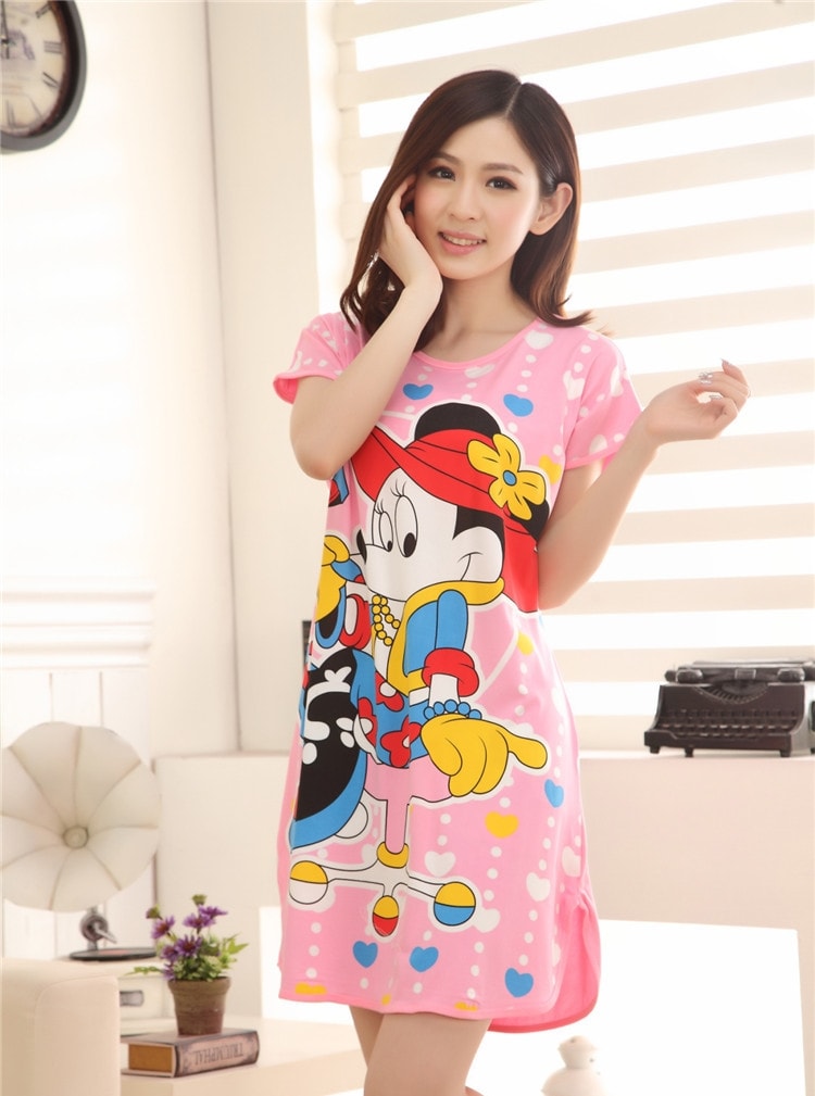 Piyama Kartun Minnie Import PY21 Pink