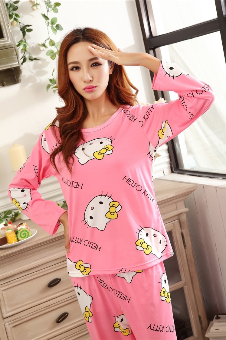 Piyama Karakter Hello Kitty PY52 Pink