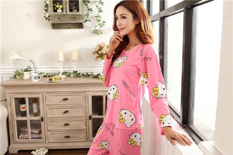 Piyama Karakter Hello Kitty PY52 Pink