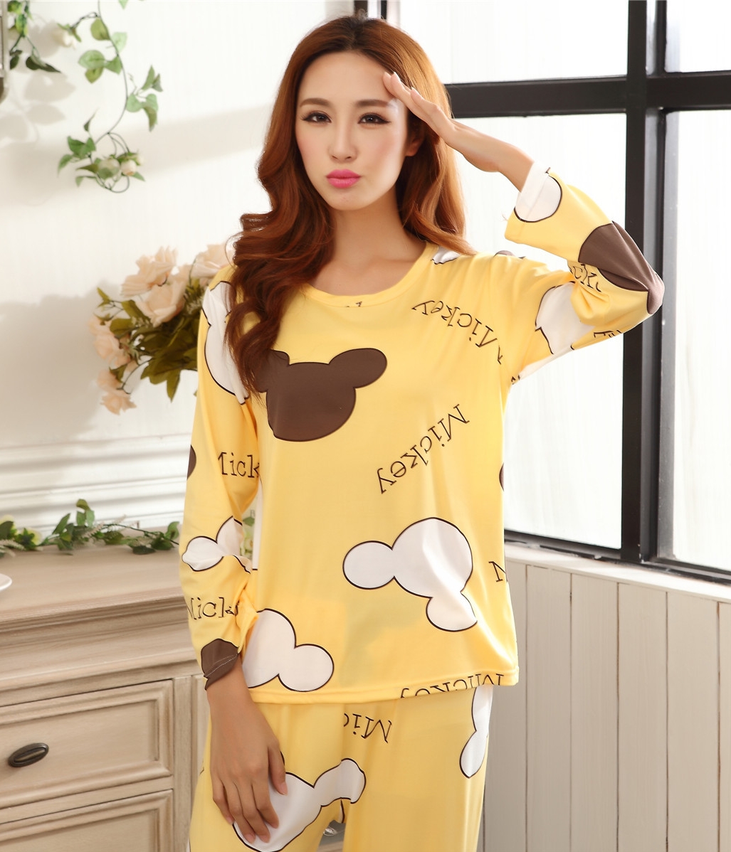 Piyama Karakter Mickey Set PY54 Yellow