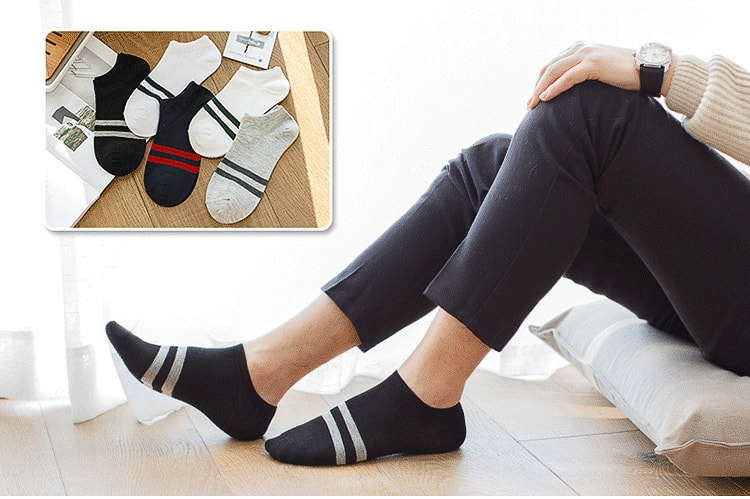 Japanese Cotton Ankle Feet Socks SC11 (5pc)