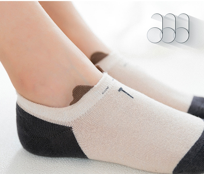 Japanese Cotton Ankle Feet Socks SC18 Beige