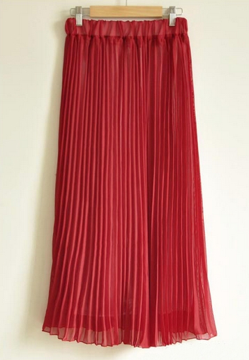 Bohemian Skirt SK119 Red