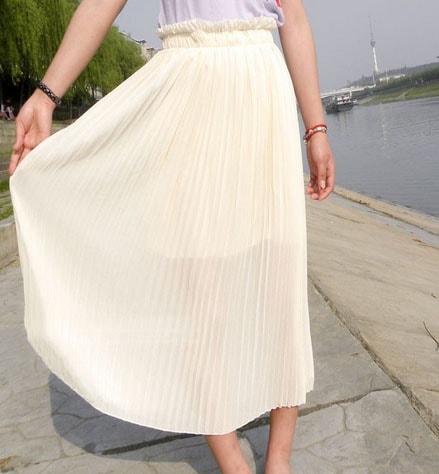 Bohemian Skirt SK122 White