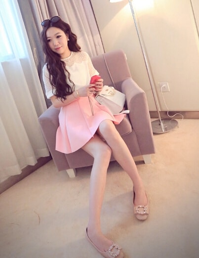 Mini Skirt SK131 Pink