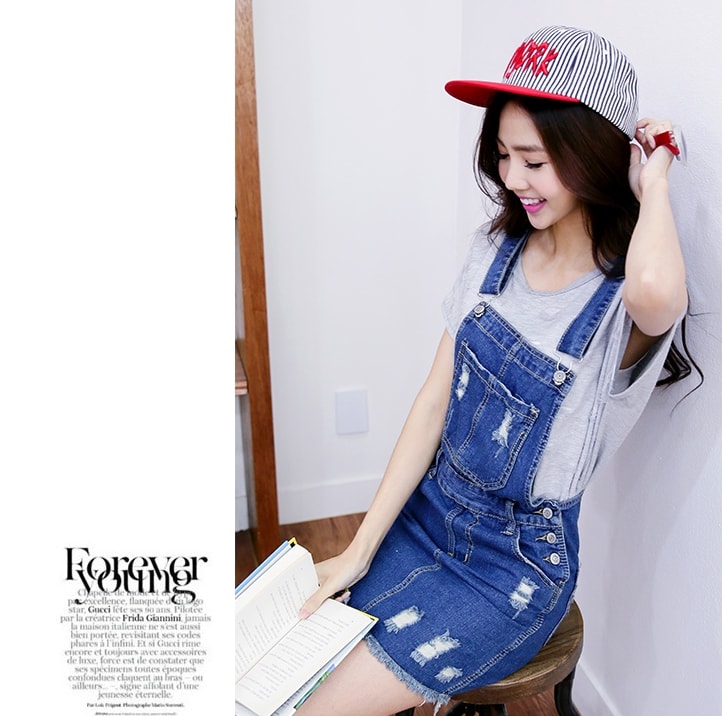 Rok Jeans SK135 Blue Denim