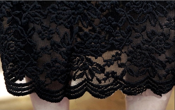 Lace Skirt SK136 Black