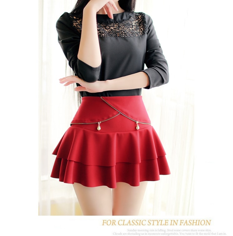 Tutu Skirt SK139 Burgundy Red