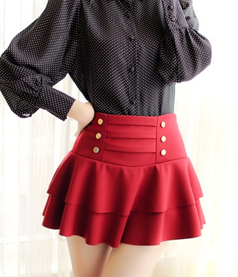 Tutu Skirt SK142 Burgundy Red