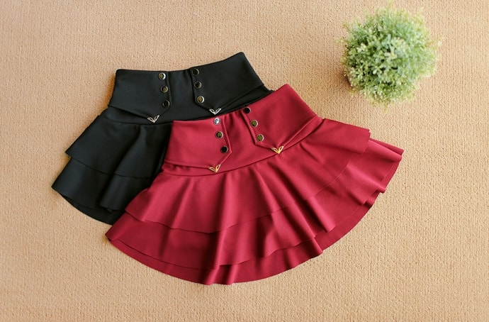 Tutu Skirt SK143 Burgundy Red