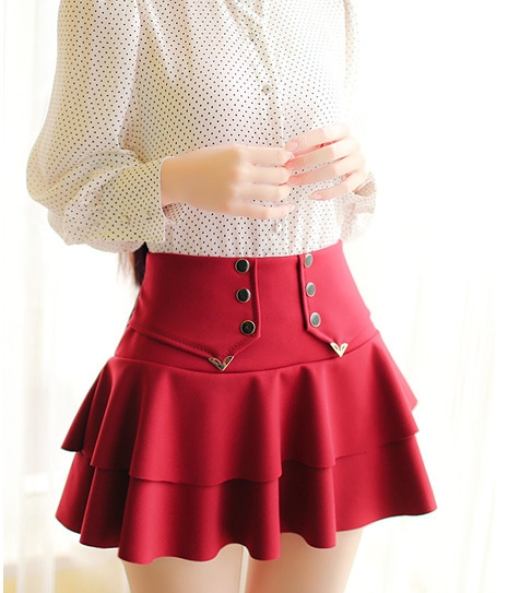 Tutu Skirt SK143 Burgundy Red