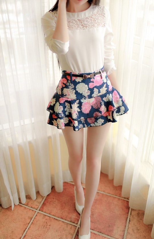 Tutu Skirt SK144 Dark Blue