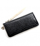 Stone Grain Wallet Import BG617 Black