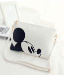 Sling Bag Mickey Mouse Import BG693 White